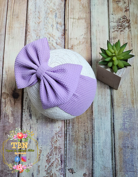 Baby Headband in Violet Fabric