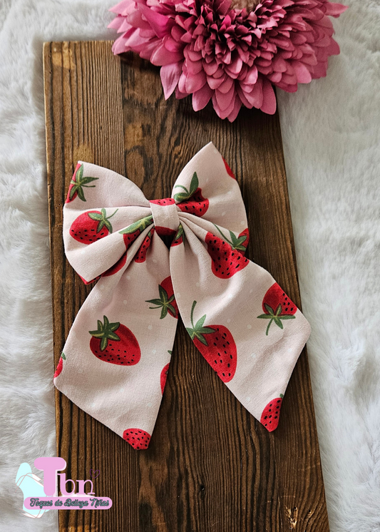 Lazo En Tela Strawberry