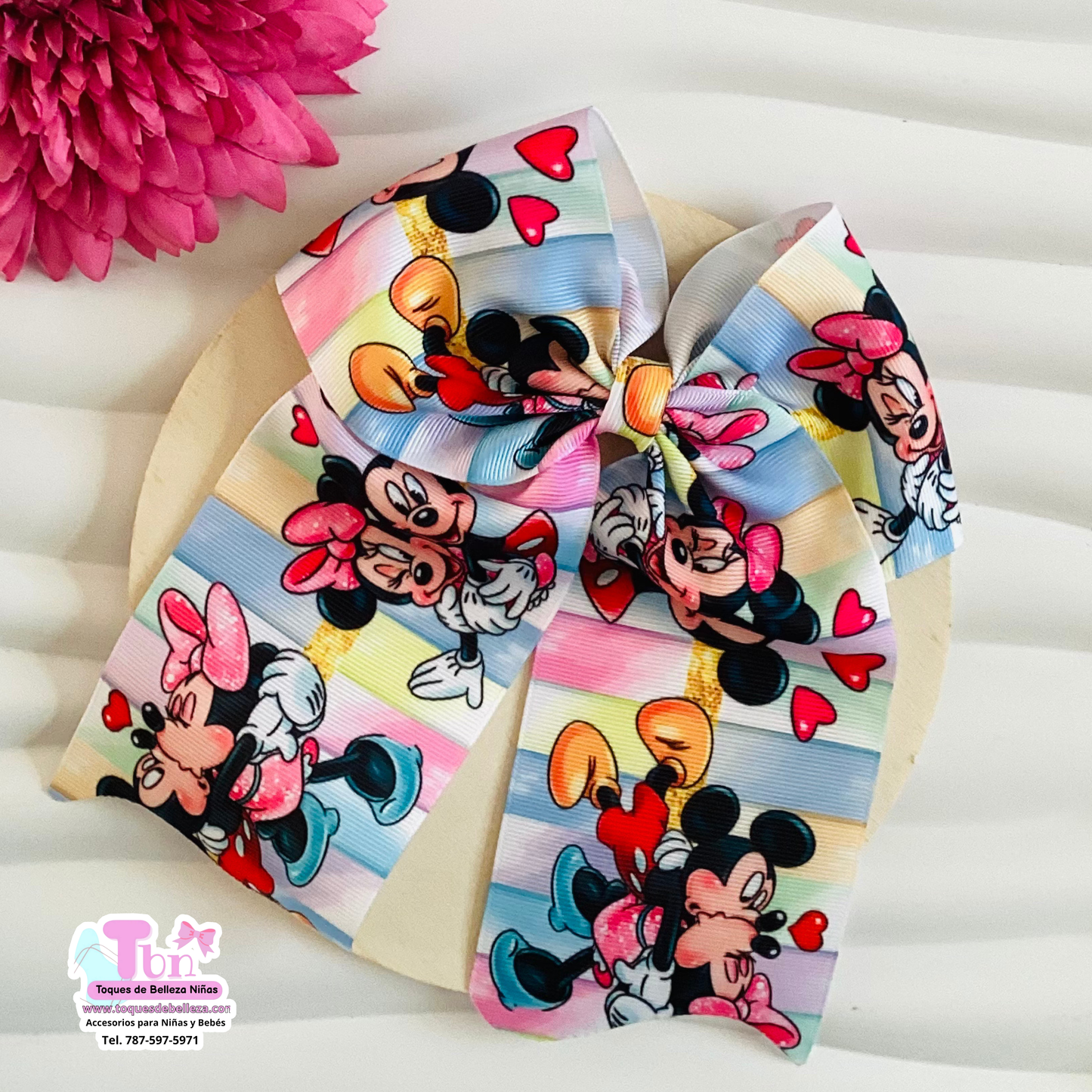 Lazo Grande Coletero Minnie n Mickey