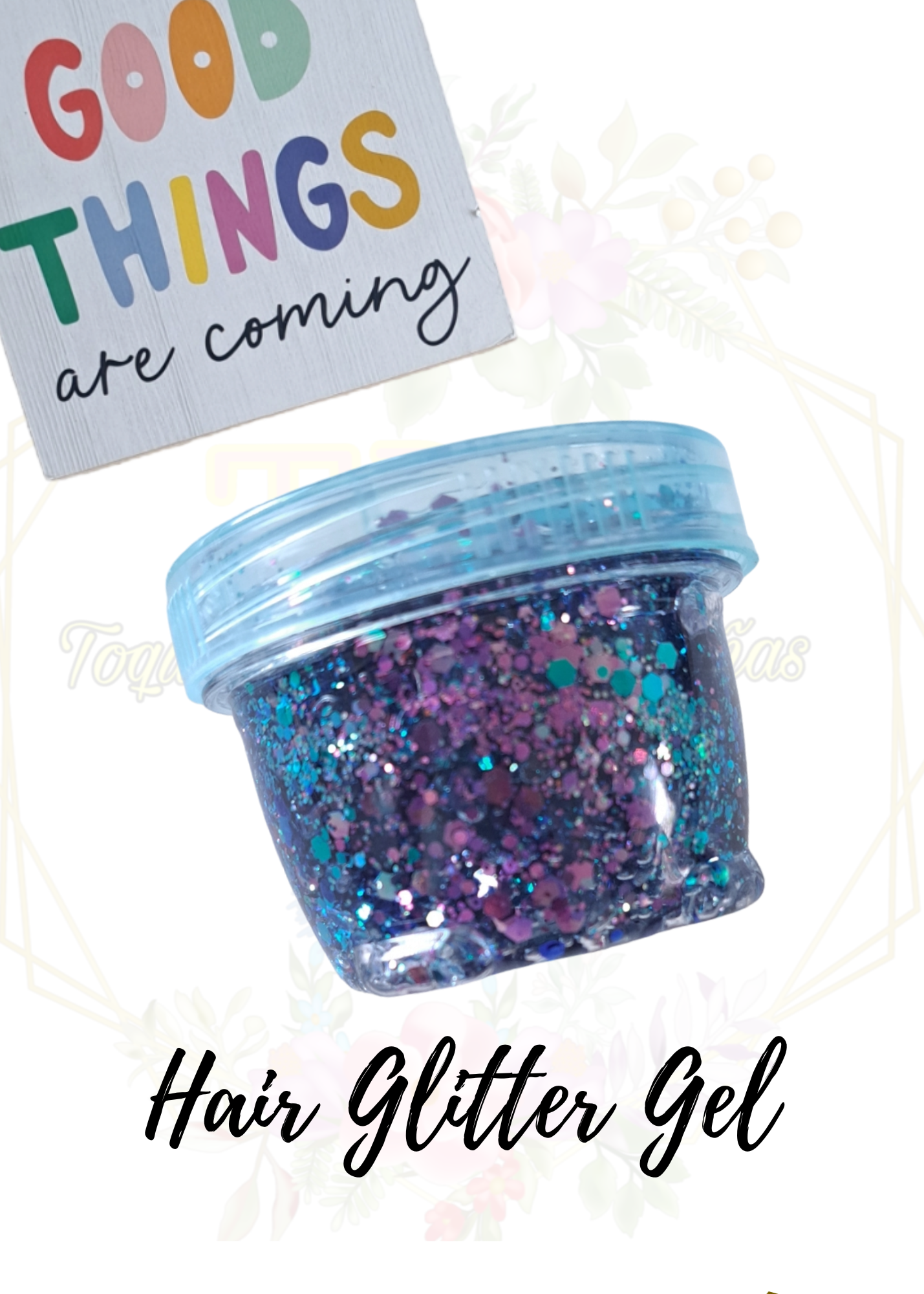 Hair Glitter Gel Variedad de Colores