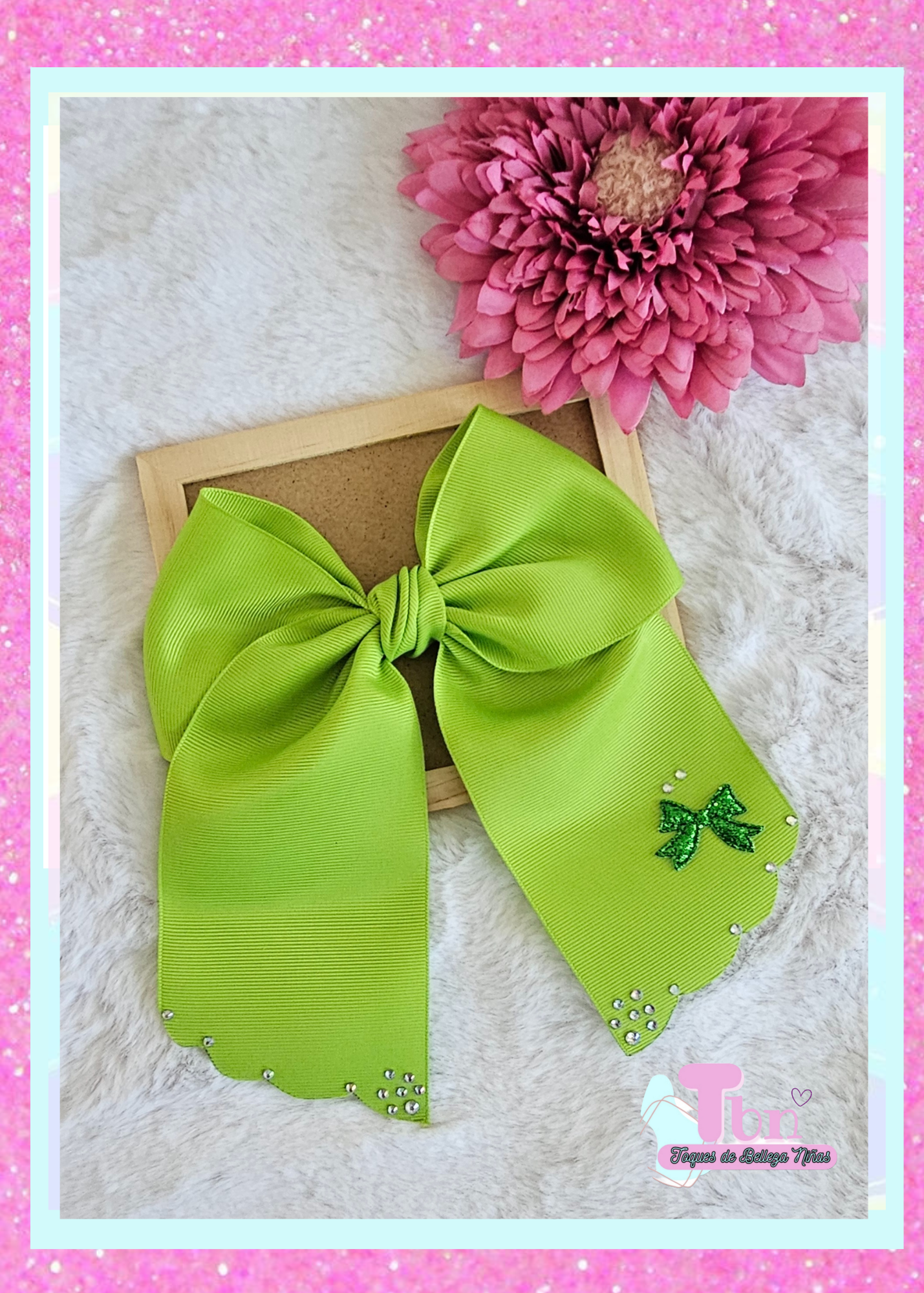 Green Coquette Bow