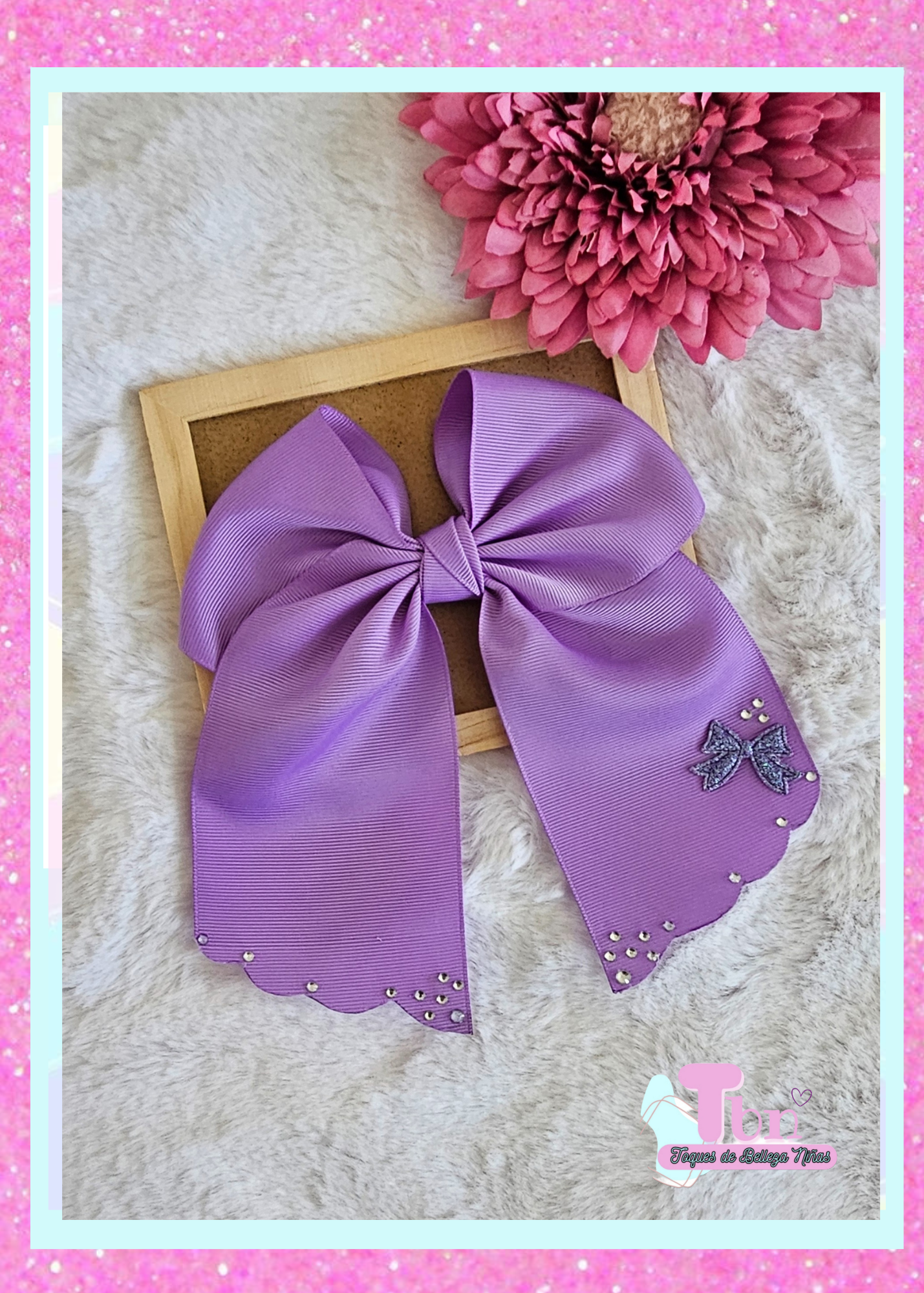Purple Coquette Bow