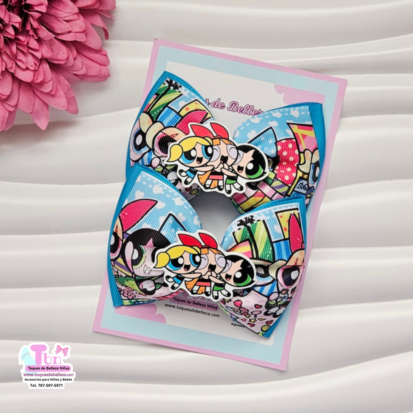 Set Lazos Medianos Powerpuff