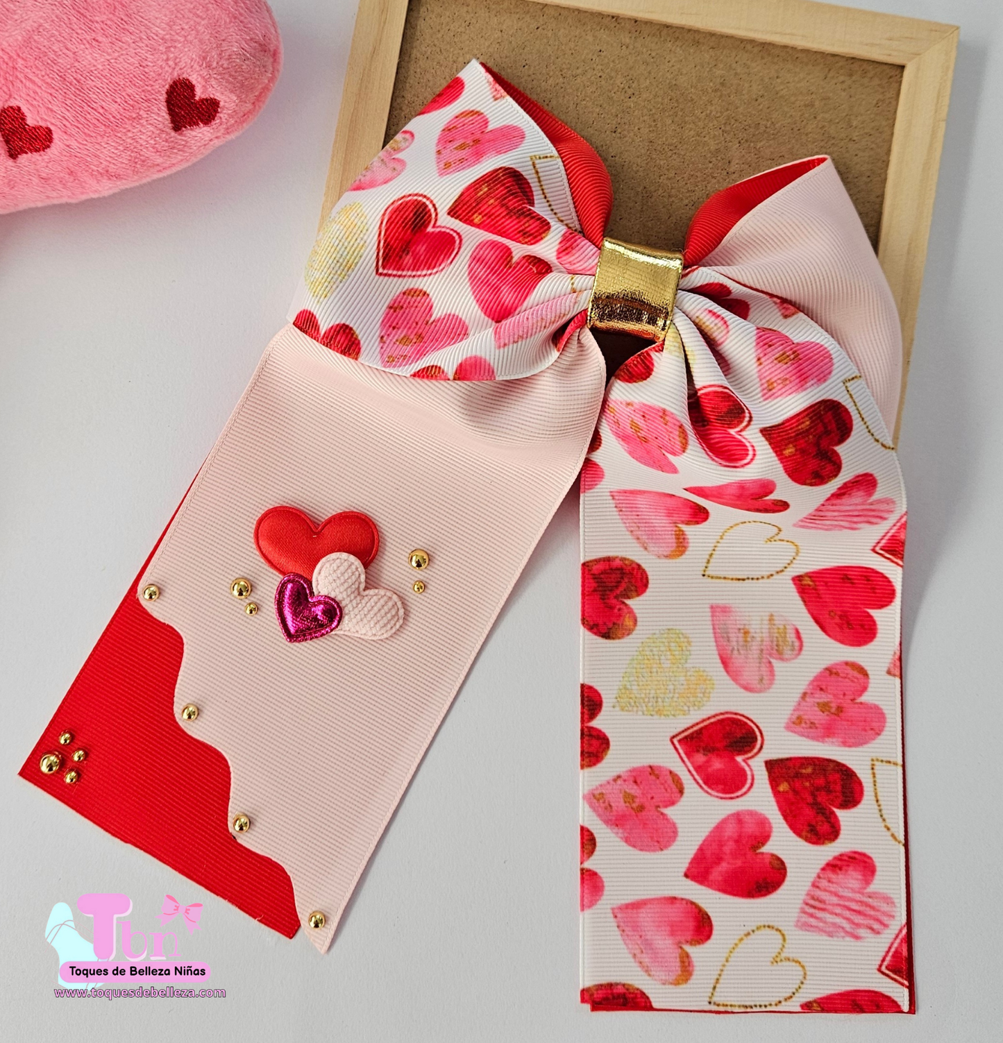 Lazo Grande Coquette Corazones