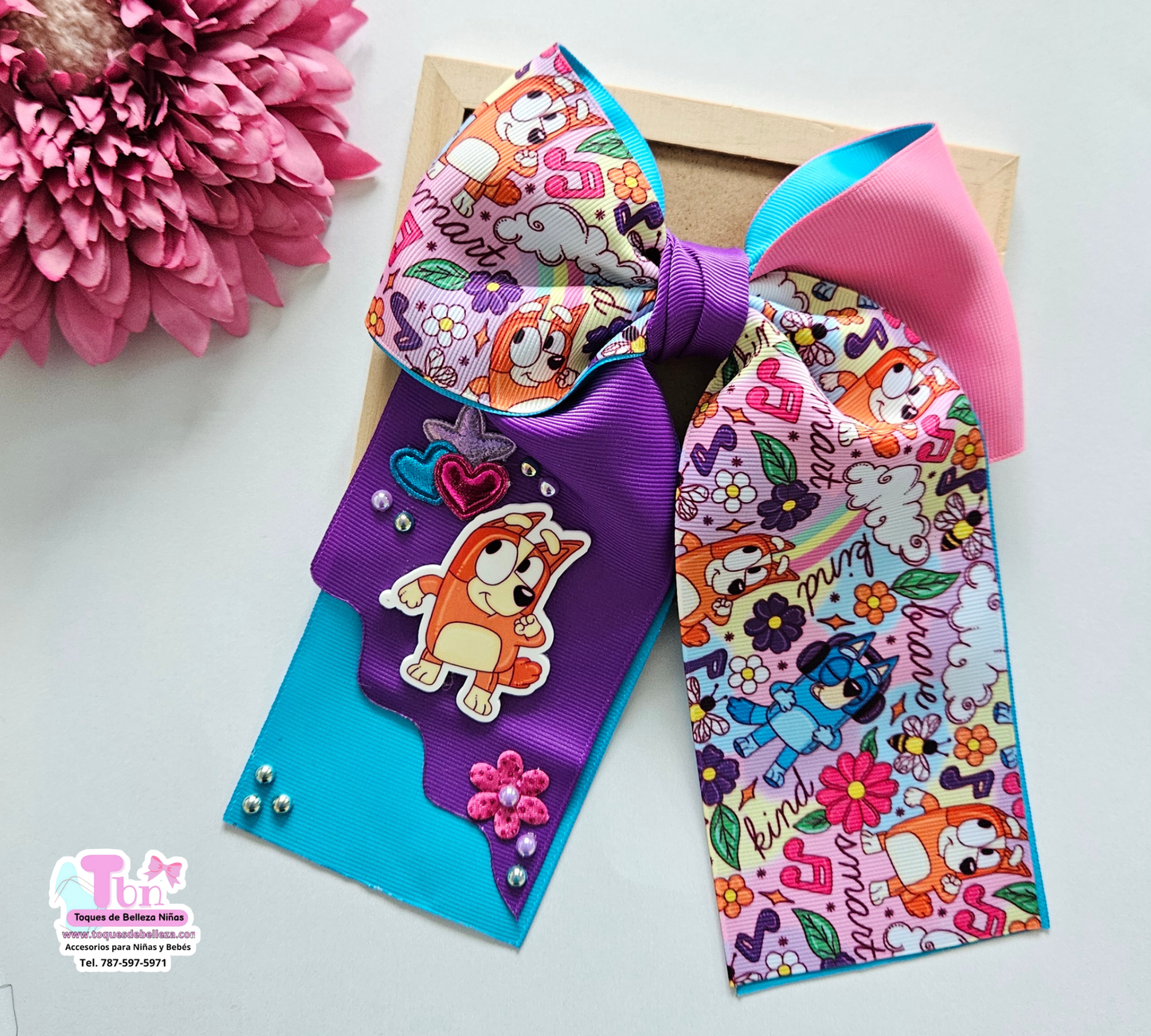 Lazo Koquette Tamaño Grande Bingo