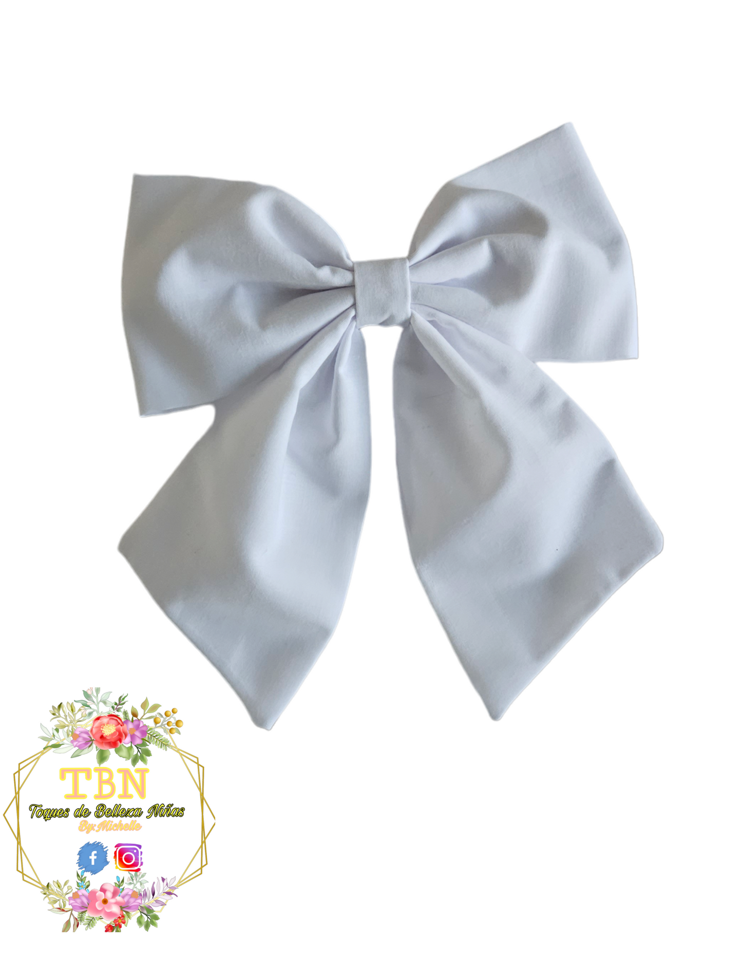 Maxi Bow en Blanco