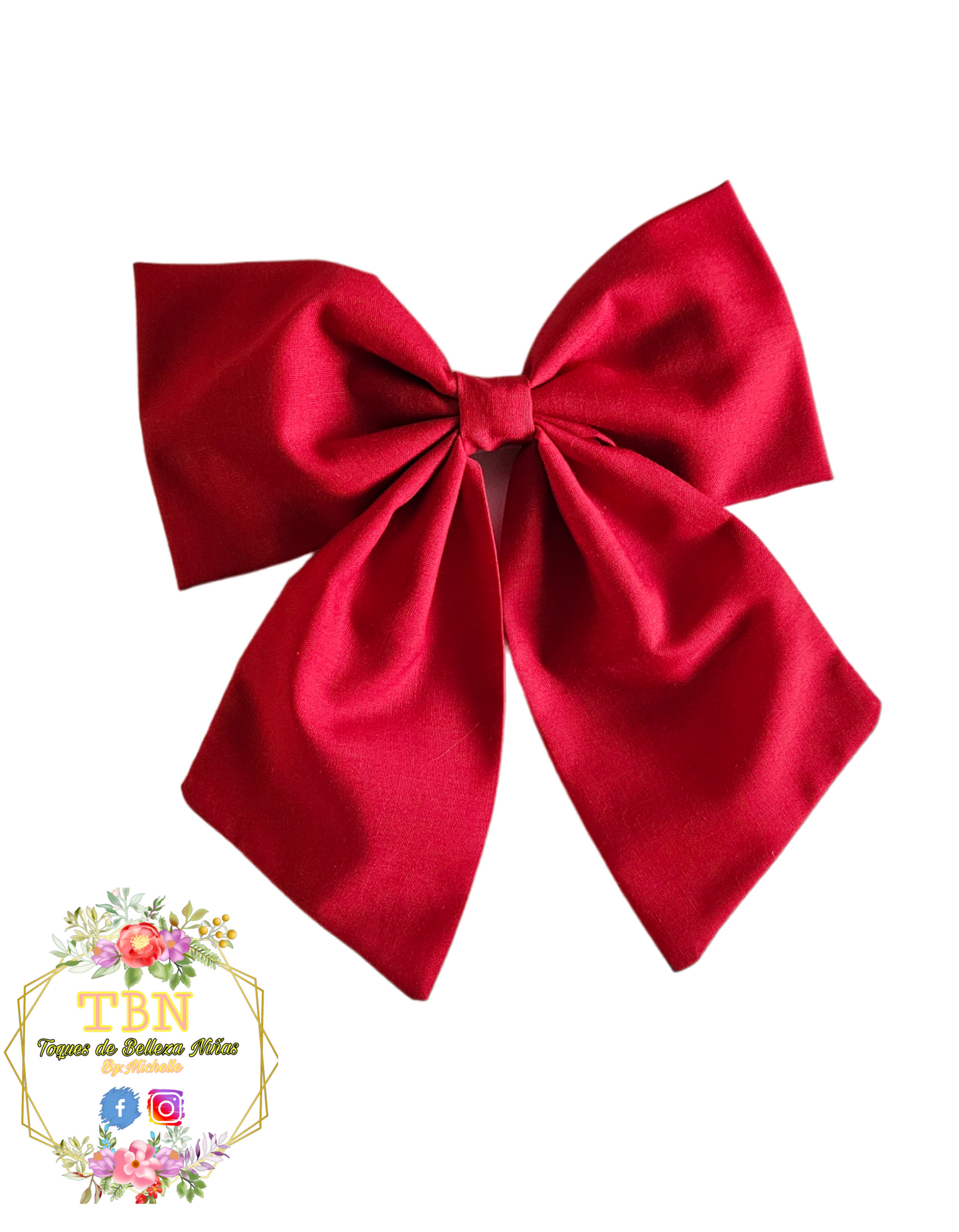 Maxi Bow en Rojo