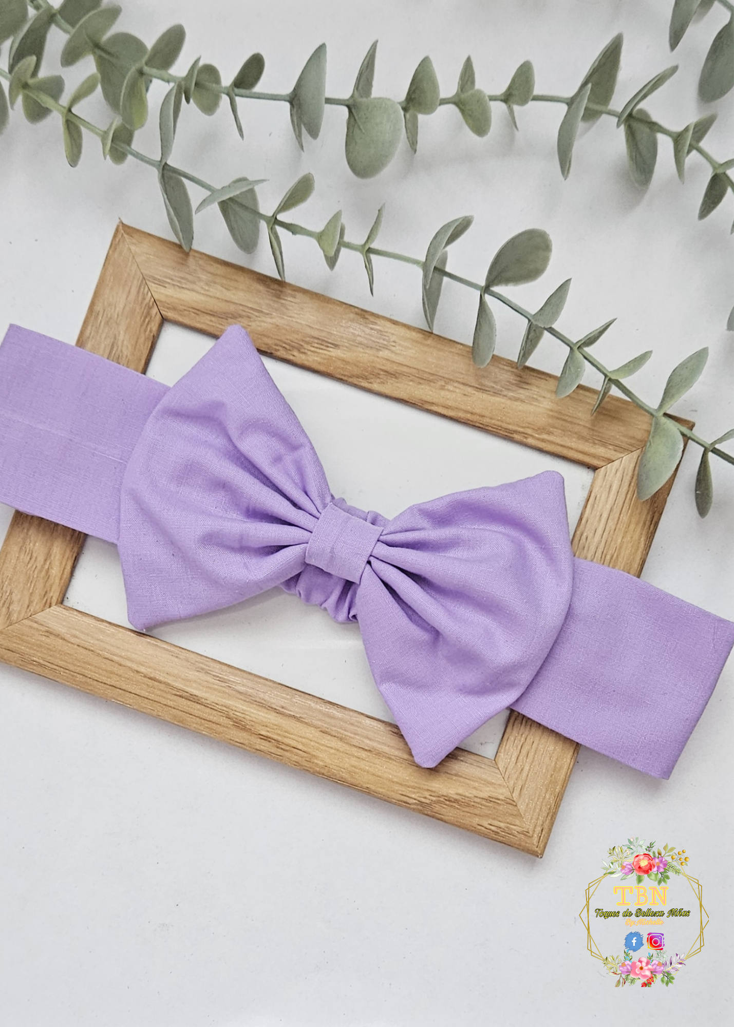 Baby Headband Violeta 3/6 meses