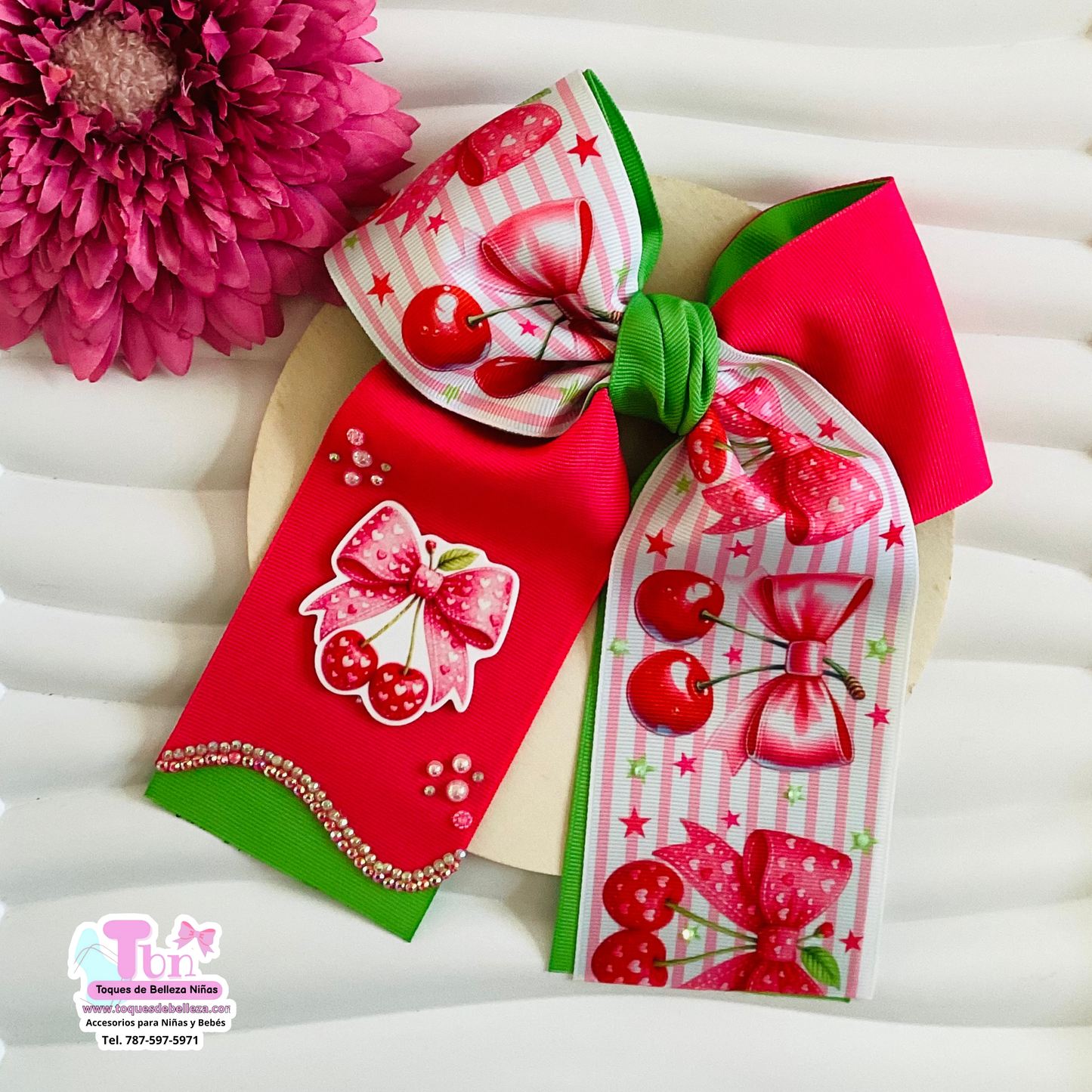 Lazo Grande Coletero Cherry Lazos