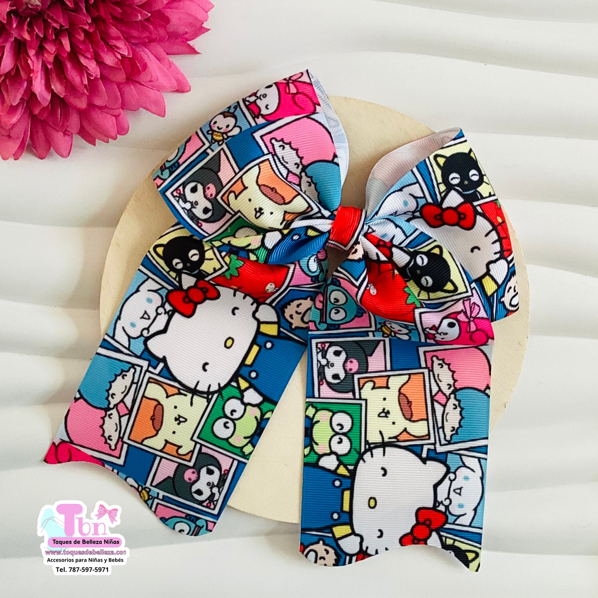 Lazo Grande Coletero Hello Kitty n Frieds