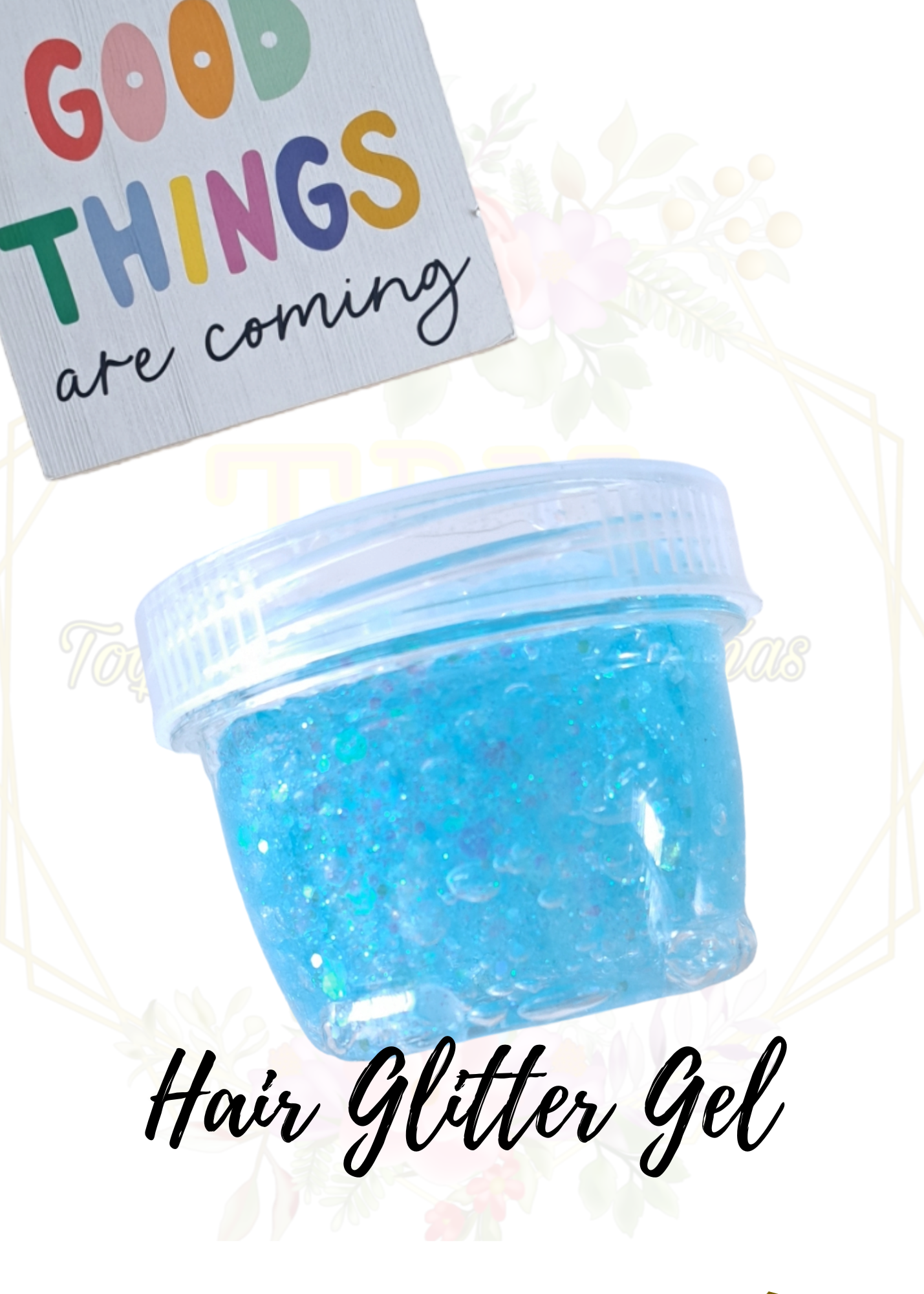 Hair Glitter Gel Variedad de Colores