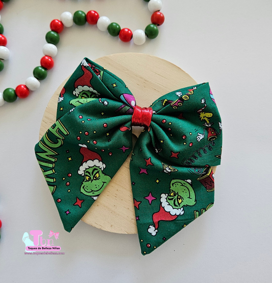 Lazo Grande en Tela de Grinch