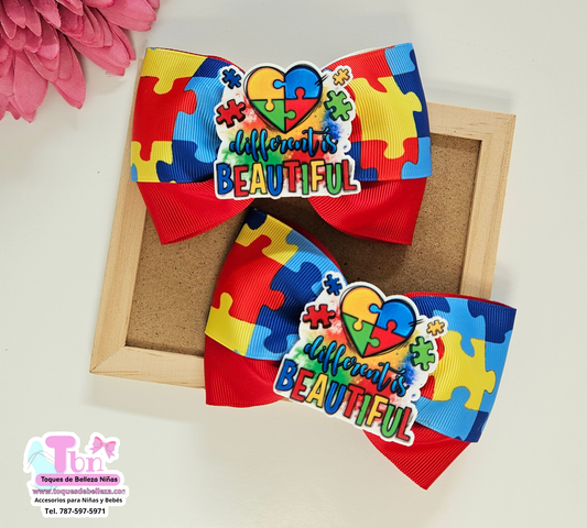 Set de Lazos medianos Autismo