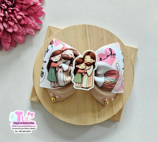 Lazo Mediano Mensaje Religioso Abrazo