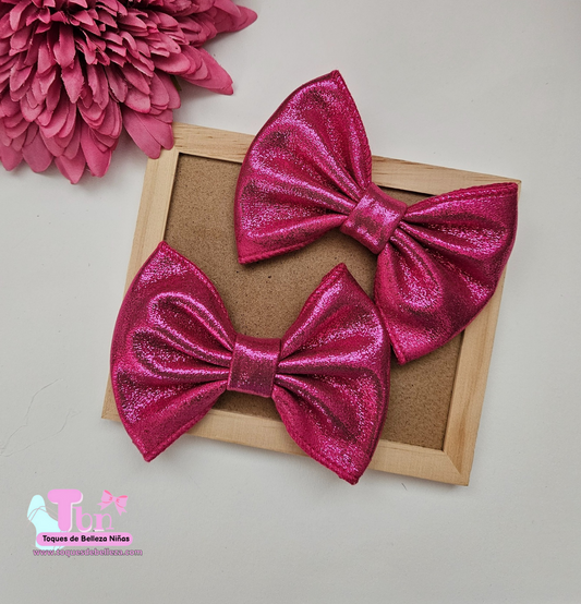 Set de Lazos/Individual Fushia