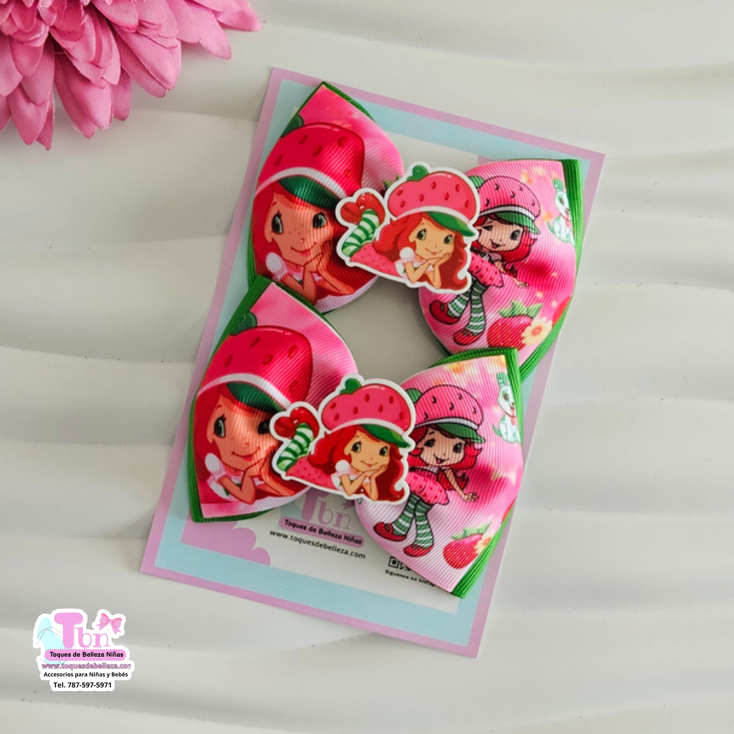 Ser Lazos Medianos Strawberry Shortcake