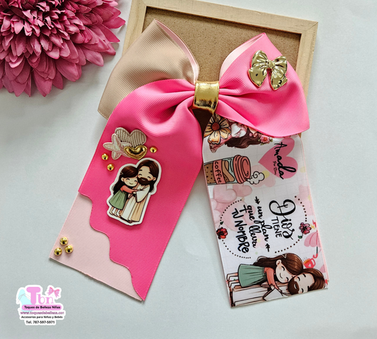 Lazo Koquette Grande Mensaje Religioso