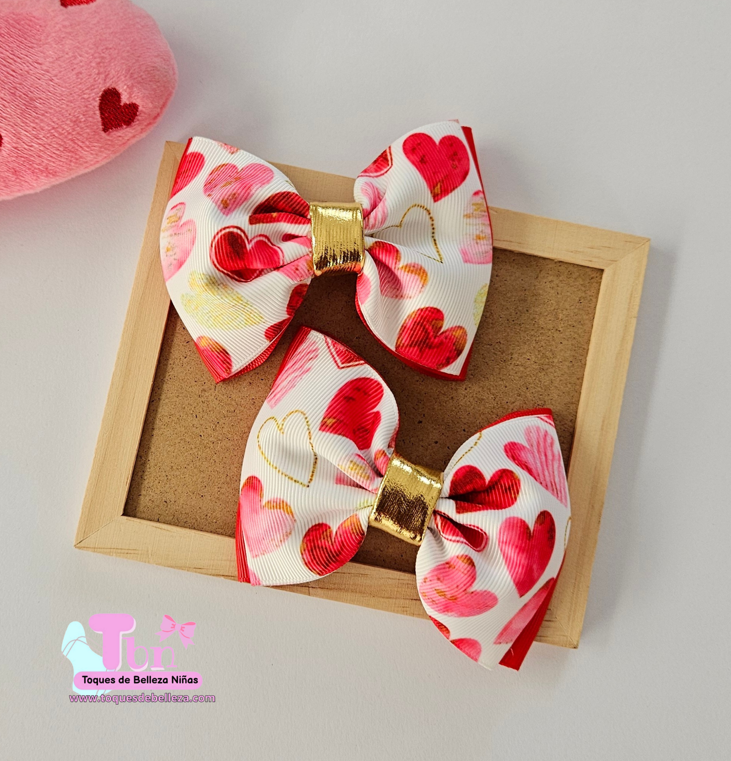 Lazo Mediano corazones