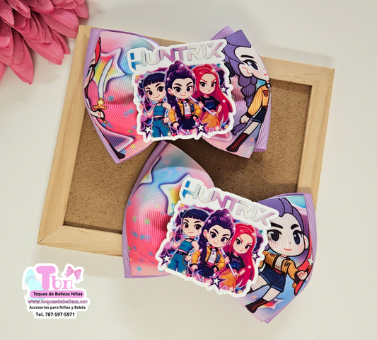 Set de Lazos Medianos Huntrix