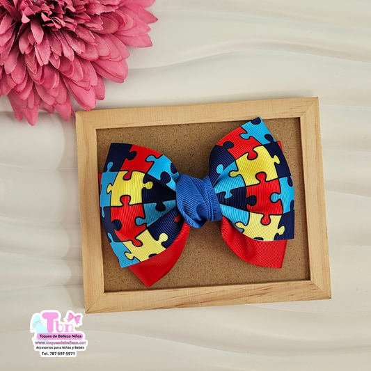 Lazo Medianos Motivo Autismo