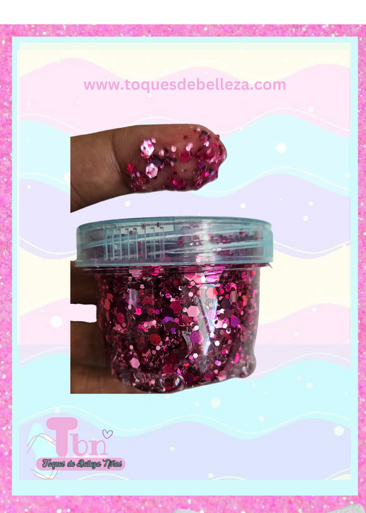 Hair Glitter Fushia