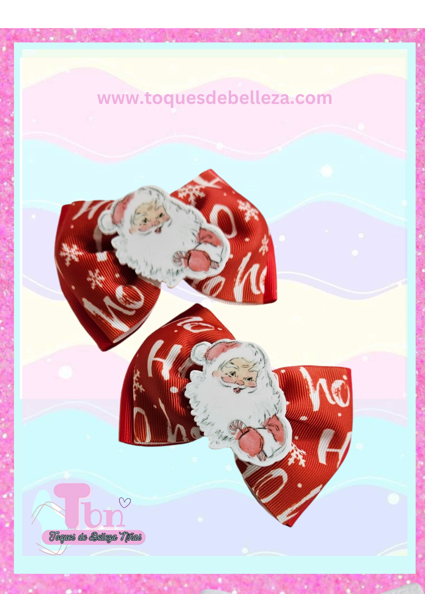 Santa Set Bows