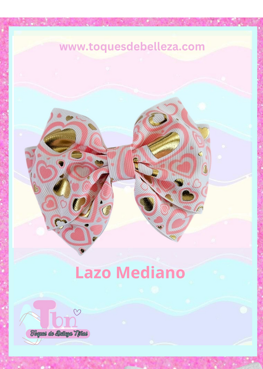 Lazo Pink Mediano San Valentin